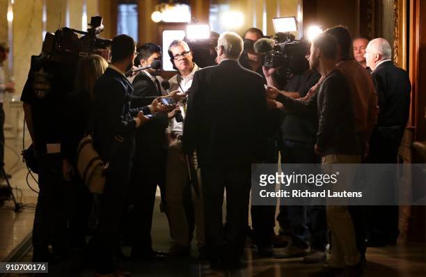 January 26 MPP Randy Hillier speaks to the media prior to the caucus meeting. The Ontario PC caucus met Friday morning at Queen's Park to discuss...