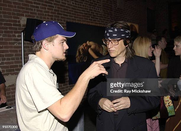 Leonardo DiCaprio and Gottfried Helnwein