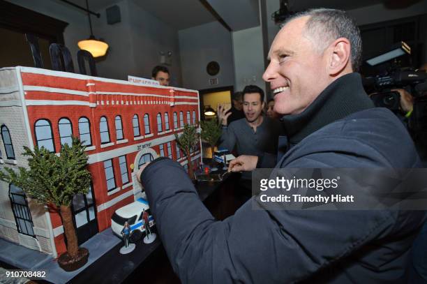 Jason Beghe attends the 100th Episode Celebration for "Chicago P.D. On January 26, 2018 in Chicago, Illinois.