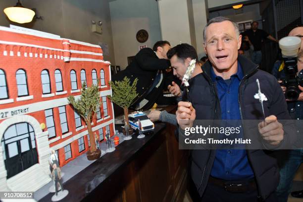 Jason Beghe attends the 100th Episode Celebration for "Chicago P.D. On January 26, 2018 in Chicago, Illinois.