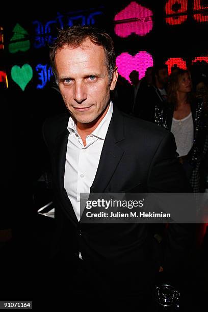 Actor Charles Berling attends the launch of the new clothing line JCDC at VIP Room Theatre on September 23, 2009 in Paris, France.
