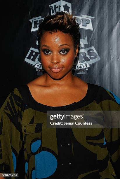 Singer Chrisette Michele attends the 2009 VH1 Hip Hop Honors at the Brooklyn Academy of Music on September 23, 2009 in the Brooklyn borough of New...
