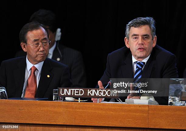 Secretary-General Ban Ki-moon and UK Prime Minister Gordon Brown host the "Healthy Women, Healthy Children: Investing in Our Common Future" event at...