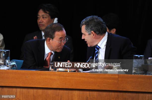 Secretary-General Ban Ki-moon and UK Prime Minister Gordon Brown host the "Healthy Women, Healthy Children: Investing in Our Common Future" event at...