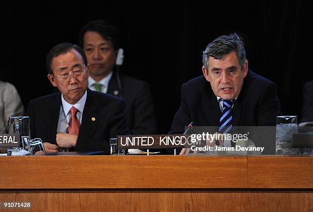 Secretary-General Ban Ki-moon and UK Prime Minister Gordon Brown host the "Healthy Women, Healthy Children: Investing in Our Common Future" event at...