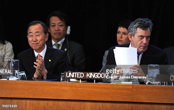 Secretary-General Ban Ki-moon and UK Prime Minister Gordon Brown host the "Healthy Women, Healthy Children: Investing in Our Common Future" event at...