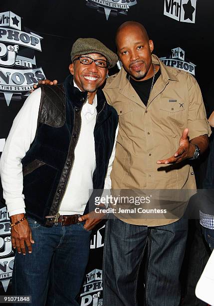 Kevin Liles and Rapper Warren G attends the 2009 VH1 Hip Hop Honors at the Brooklyn Academy of Music on September 23, 2009 in the Brooklyn borough of...
