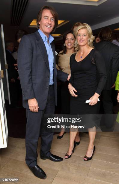Tim Jeffries and Alison Jackson attend Alison Jackson Film Preview Party at the Ivy Club on September 23, 2009 in London, England.