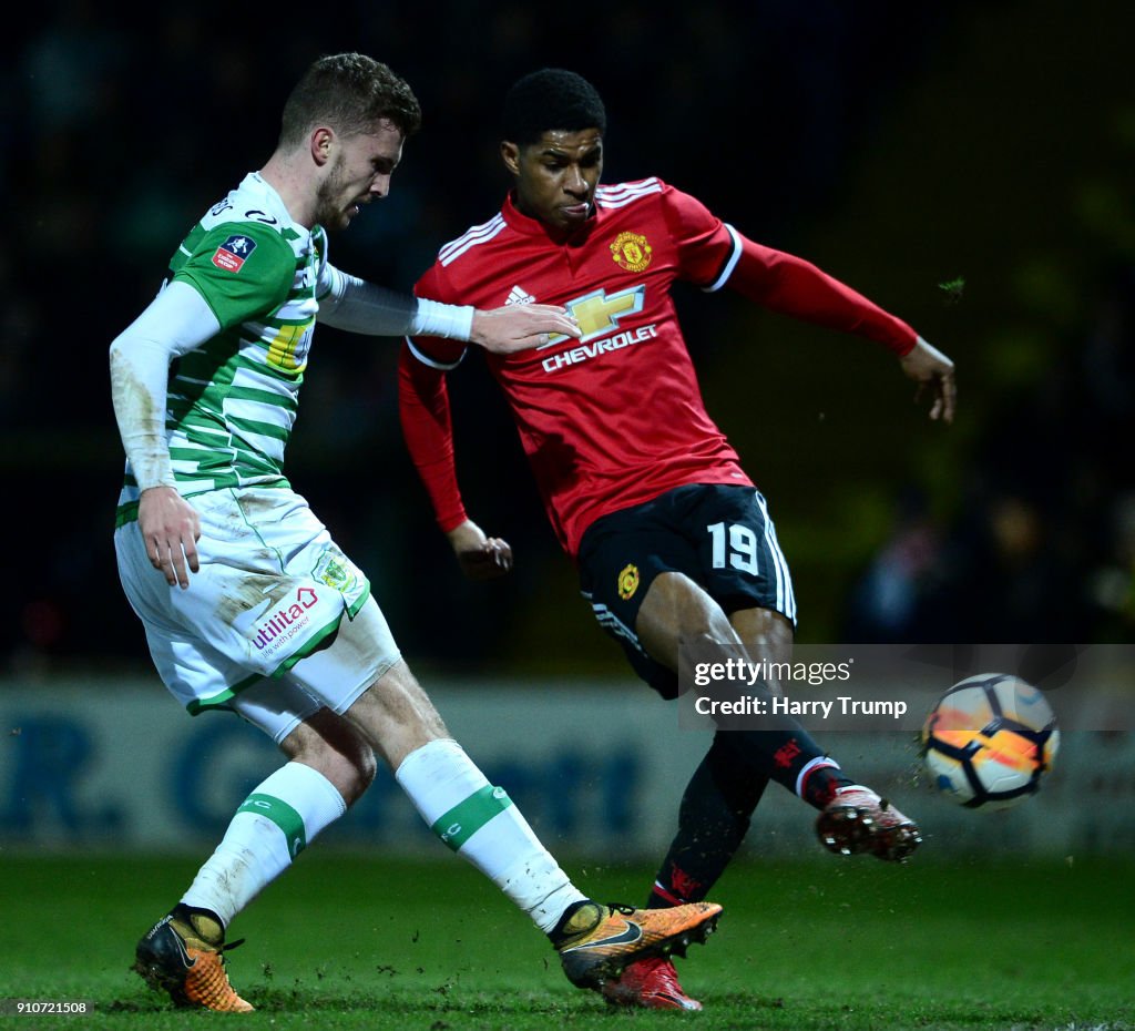 Yeovil Town v Manchester United - The Emirates FA Cup Fourth Round