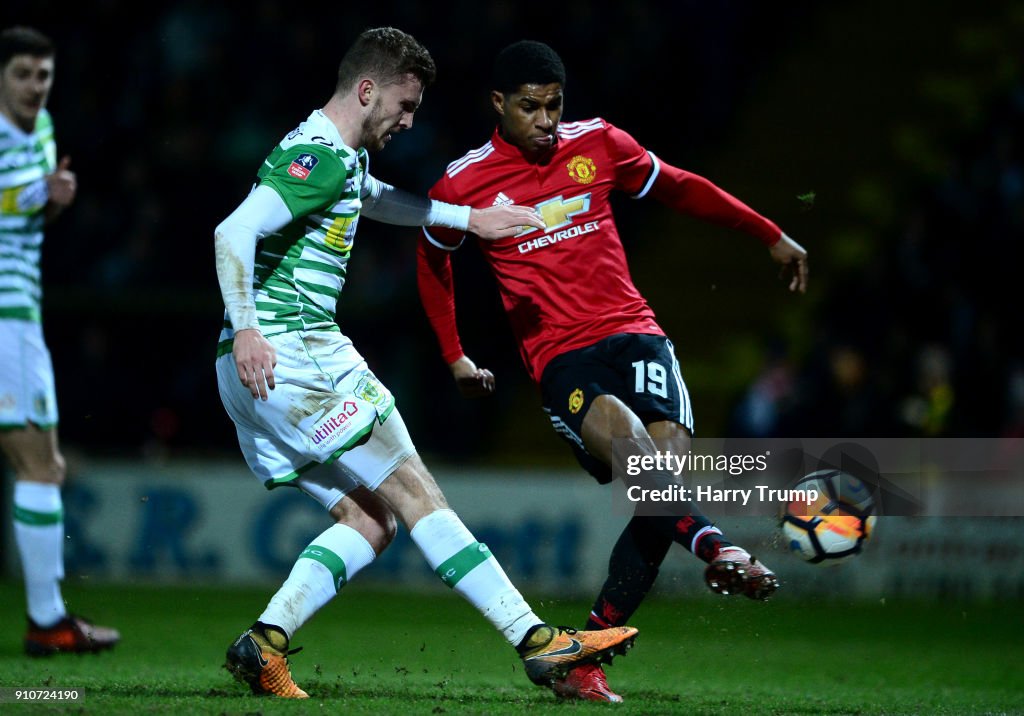 Yeovil Town v Manchester United - The Emirates FA Cup Fourth Round