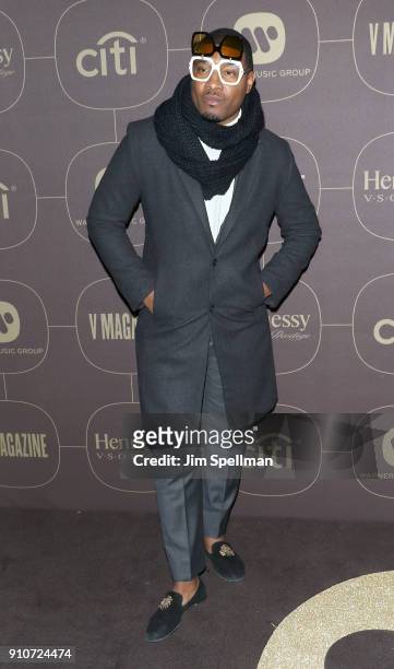 Gatsby Randolph attends the 2018 Warner Music Group Pre- Grammy Celebration at The Grill & The Pool Restaurants on January 25, 2018 in New York City.