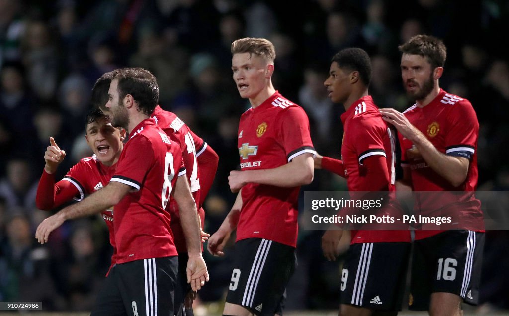 Yeovil Town v Manchester United - Emirates FA Cup - Fourth Round - Huish Park