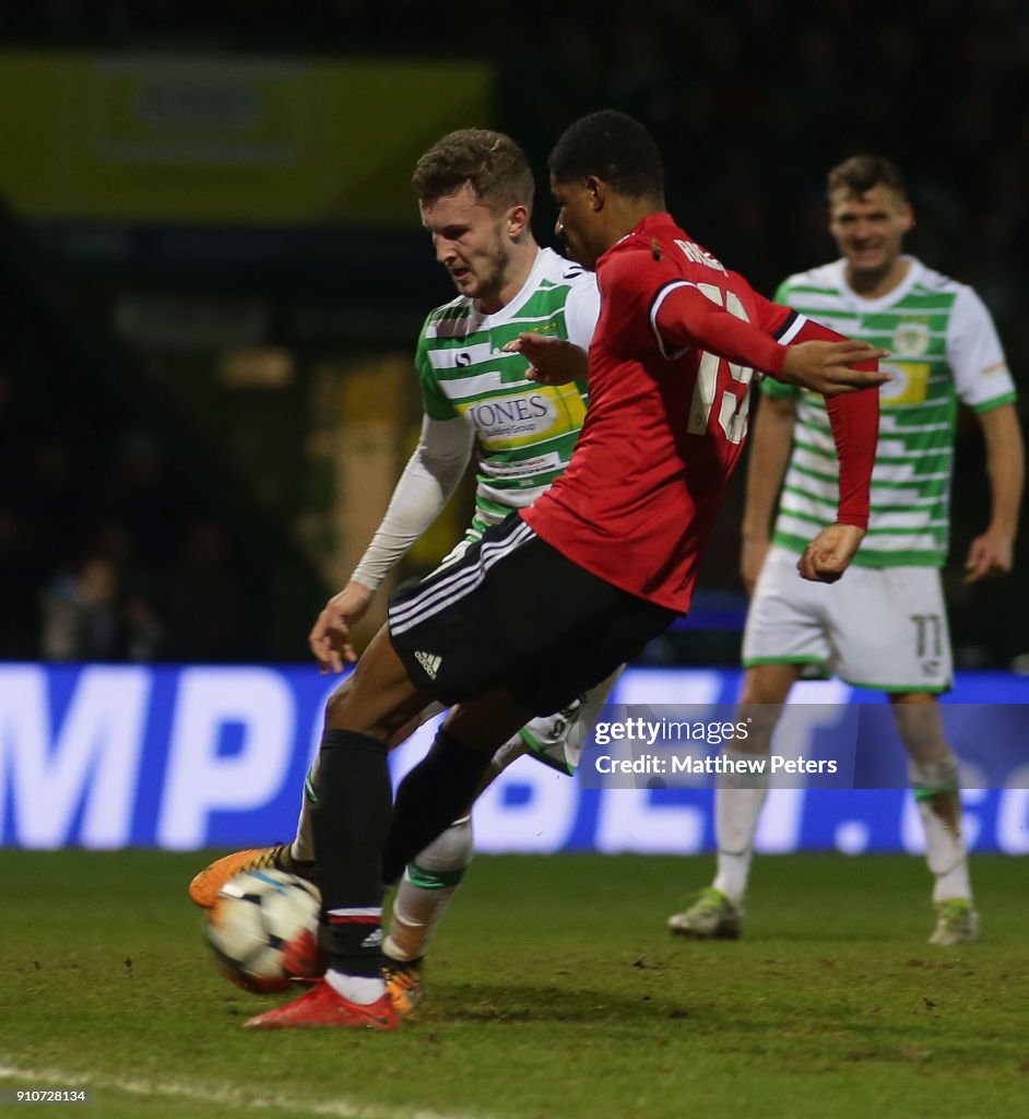 Yeovil Town v Manchester United - The Emirates FA Cup Fourth Round