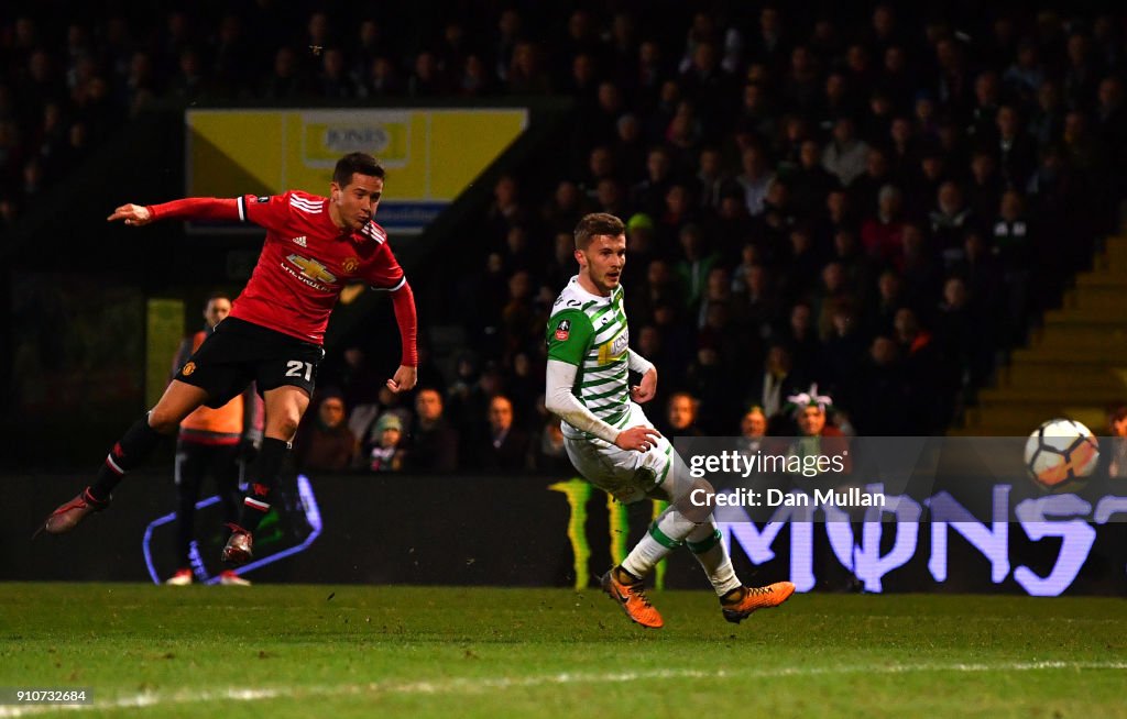 Yeovil Town v Manchester United - The Emirates FA Cup Fourth Round