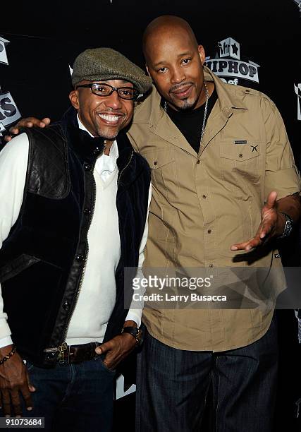 Kevin Liles and Warren G attend the 2009 VH1 Hip Hop Honors at the Brooklyn Academy of Music on September 23, 2009 in the Brooklyn borough of New...