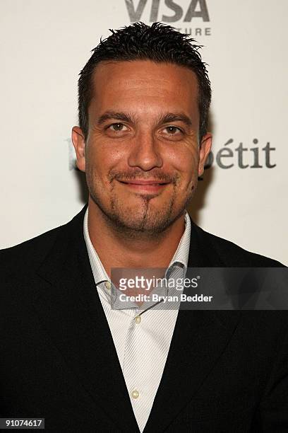 Former Top Chef contestant Fabio Viviani attends the premiere of Miramax's "The Boys are Back" at the Bon Appetit Supper Club and Cafe on September...