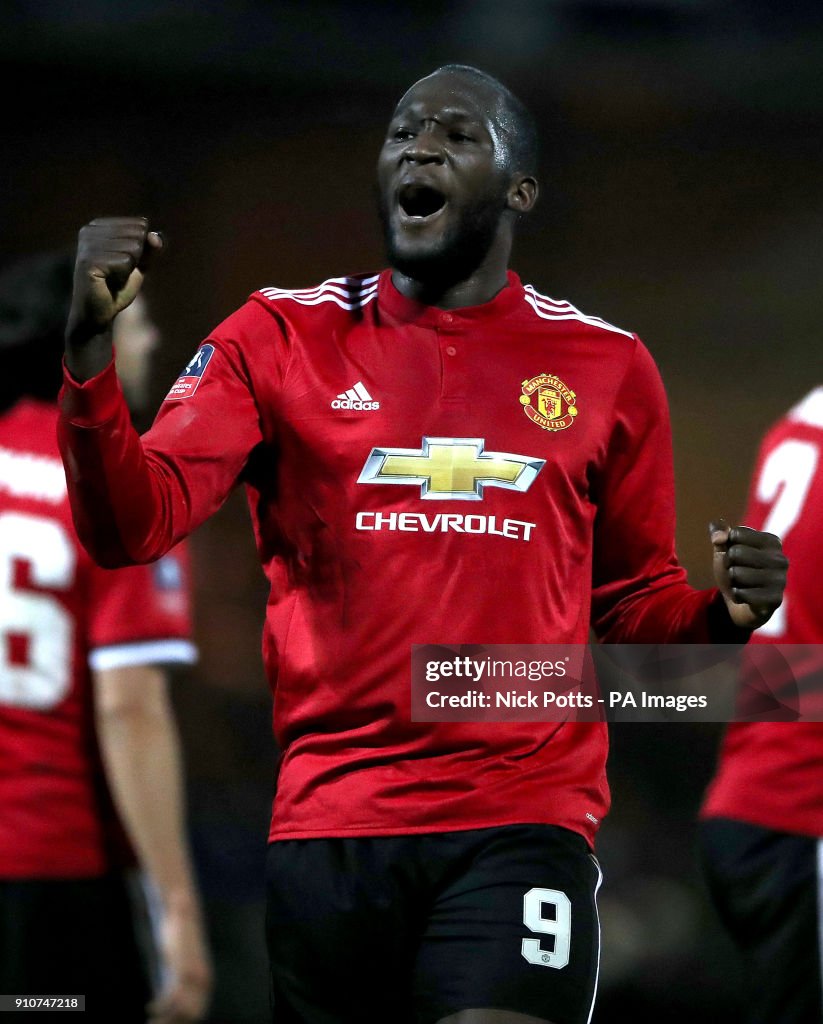 Yeovil Town v Manchester United - Emirates FA Cup - Fourth Round - Huish Park