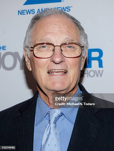 Alan Alda attends "The Joy Behar Show" launch party at the Oak Room on September 23, 2009 in New York City.