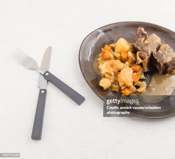 served pot roast. - steamed potatoes stock pictures, royalty-free photos & images