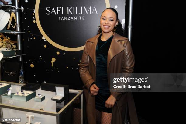 Singer-songwriter Elle Varner attends the GRAMMY Gift Lounge during the 60th Annual GRAMMY Awards at Madison Square Garden on January 26, 2018 in New...