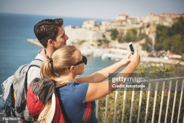 visiting the montenegro coast - ulcinj stock pictures, royalty-free photos & images