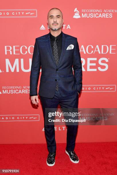 Zane Lowe attends MusiCares Person of the Year honoring Fleetwood Mac at Radio City Music Hall on January 26, 2018 in New York City.