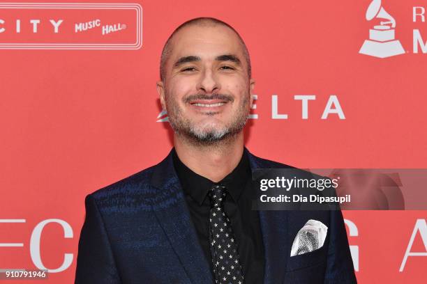 Zane Lowe attends MusiCares Person of the Year honoring Fleetwood Mac at Radio City Music Hall on January 26, 2018 in New York City.