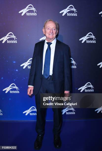 Rod Laver attends the annual Legends Lunch on day 13 of the 2018 Australian Open at Melbourne Park on January 27, 2018 in Melbourne, Australia....
