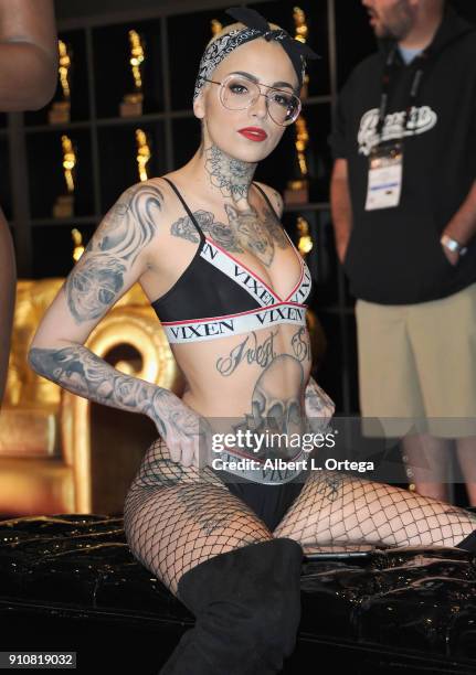 Leigh Raven attends the 2018 AVN Adult Entertainment Expo at the Hard...  News Photo - Getty Images