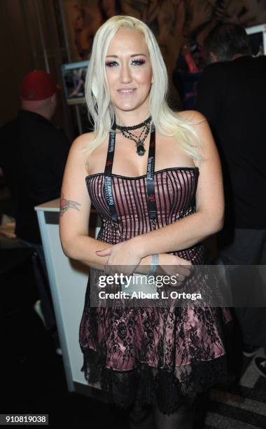 Alana Evans attends the 2018 AVN Adult Entertainment Expo at the Hard Rock Hotel & Casino on January 26, 2018 in Las Vegas, Nevada.