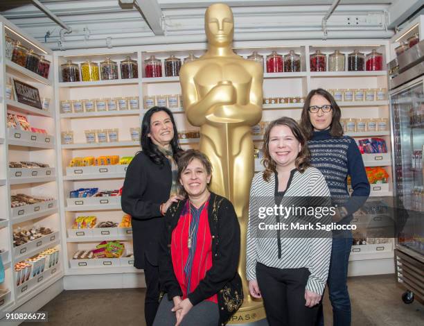 Film Director Barbara Kopple, Rebekah Maysles, Film Preservationist Heather Linville and Margaret Boddle attend The Academy of Motion Picture Arts &...