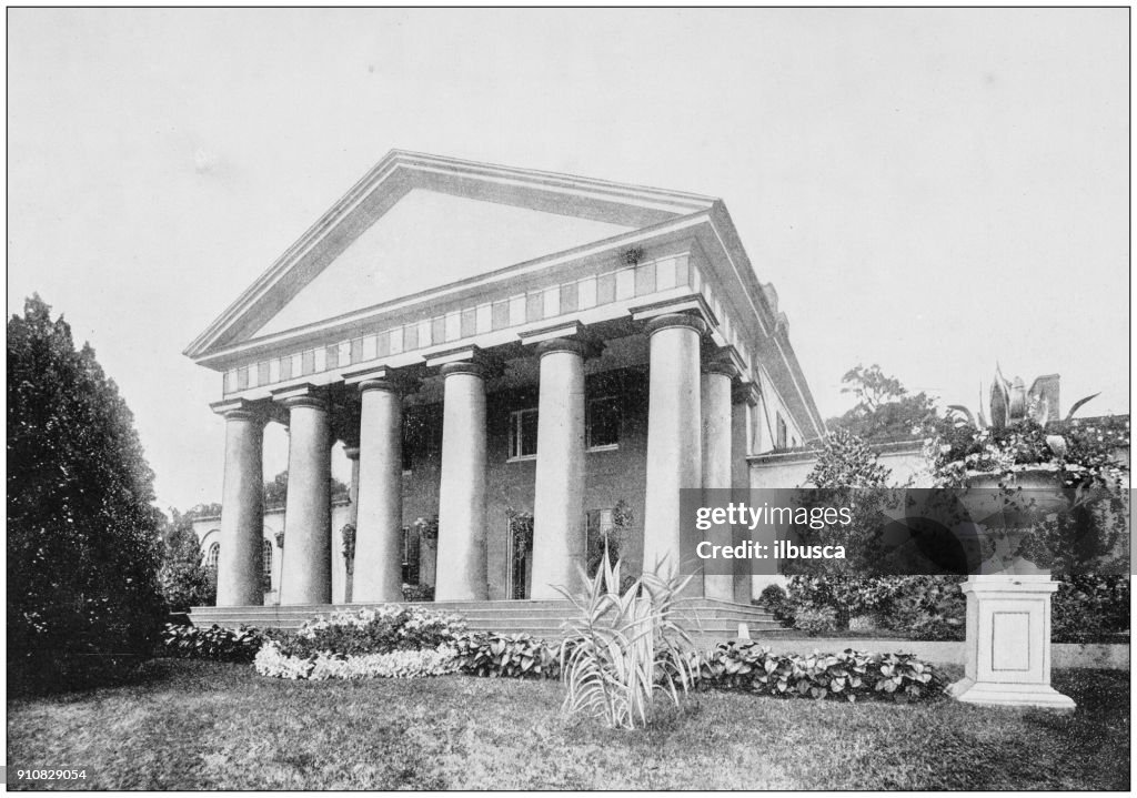 Antique photograph of World's famous sites: Arlington House, Arlington Heights, Virginia