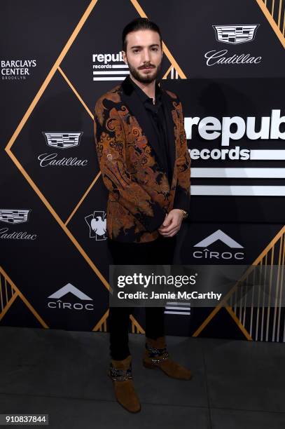 Alesso attends Republic Records Celebrates the GRAMMY Awards in Partnership with Cadillac, Ciroc and Barclays Center at Cadillac House on January 26,...