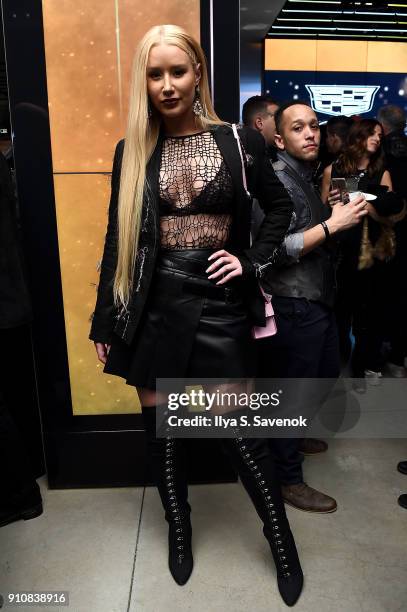 Iggy Azalea attends Republic Records Celebrates the GRAMMY Awards in Partnership with Cadillac, Ciroc and Barclays Center at Cadillac House on...
