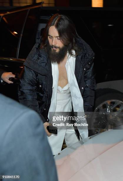 Jared Leto attends YouTube brings the BOOM BAP BACK to New York City with Lyor Cohen, Nas, Grandmaster Flash, Q-Tip, Chuck D and Fab 5 Freddy on...