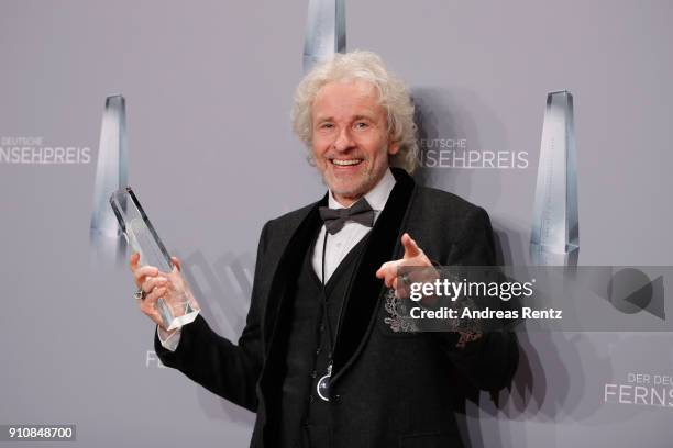 Honorary award winner Thomas Gottschalk attends the German Television Award at Palladium on January 26, 2018 in Cologne, Germany.