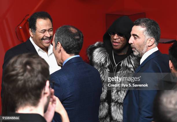 Rapper Birdman attends Republic Records Celebrates the GRAMMY Awards in Partnership with Cadillac, Ciroc and Barclays Center at Cadillac House on...