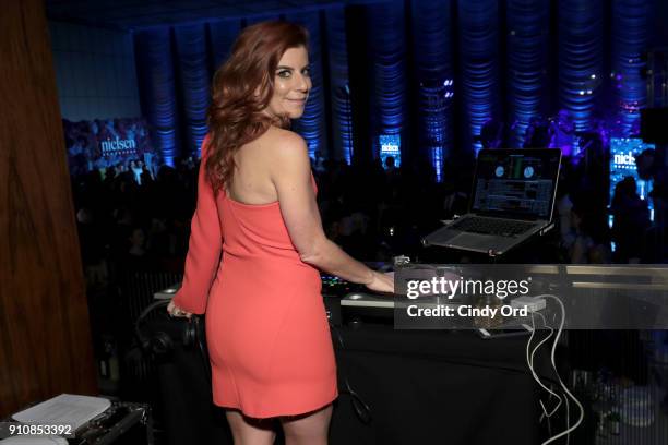 Michelle performs during Khalid performance at Nielsen Pre-Grammy Bash at The Pool on January 26, 2018 in New York City.