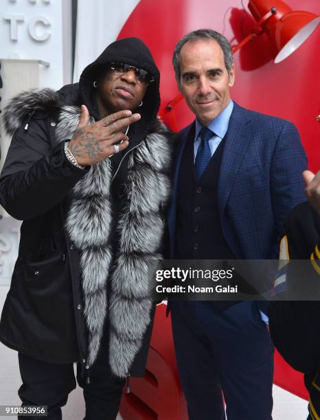 Co-Founder of Cash Money Records and rapper Birdman and Republic Records co-founders Monte Lipman attend Republic Records Celebrates the GRAMMY...