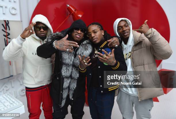 Birdman and Jacquees attend Republic Records Celebrates the GRAMMY Awards in Partnership with Cadillac, Ciroc and Barclays Center at Cadillac House...