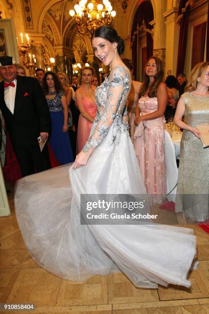 Betty Taube during the Semper Opera Ball 2018 at Semperoper on January 26, 2018 in Dresden, Germany.