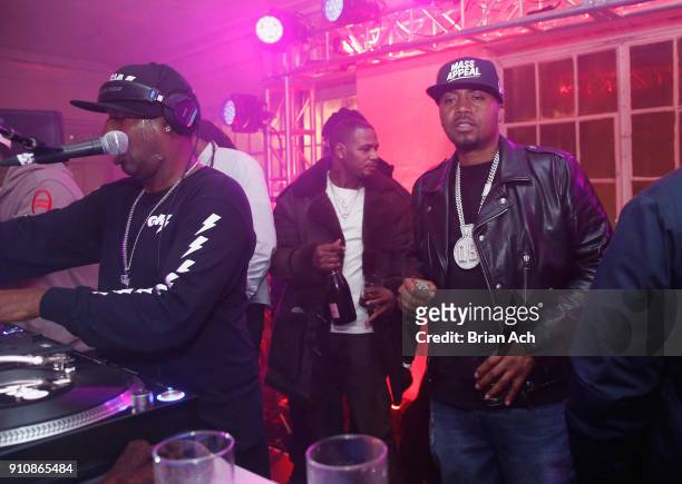 Grandmaster Flash and Nas attend YouTube brings the BOOM BAP BACK to New York City with Lyor Cohen, Nas, Grandmaster Flash, Q-Tip, Chuck D and Fab 5...