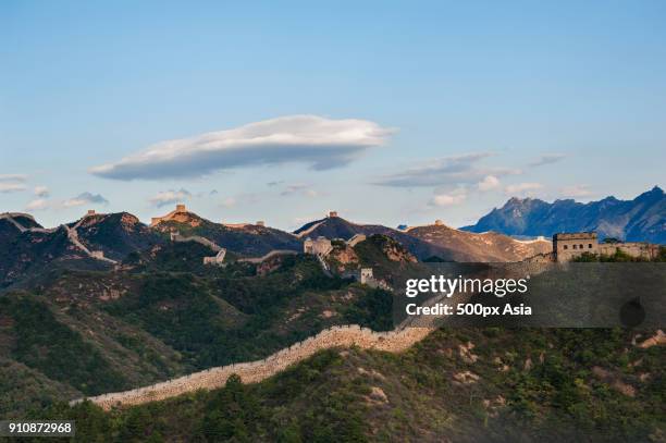 great wall of china, chengde, hebei - chengde stock pictures, royalty-free photos & images