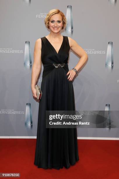 Caren Miosga attends the German Television Award at Palladium on January 26, 2018 in Cologne, Germany.
