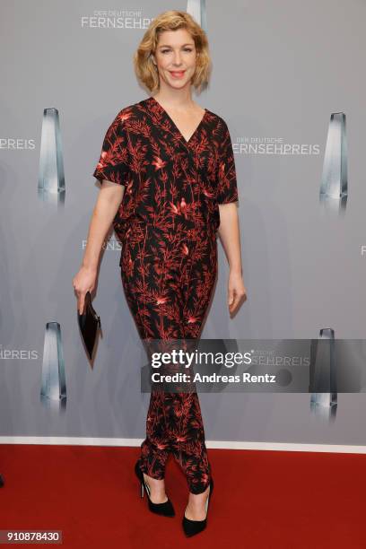 Brigitte Zeh attends the German Television Award at Palladium on January 26, 2018 in Cologne, Germany.