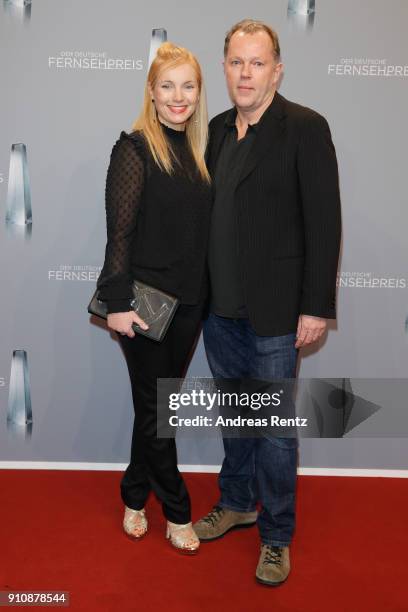 Nadja Uhl attends the German Television Award at Palladium on January 26, 2018 in Cologne, Germany.