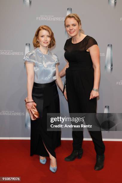 Karoline Schuch attends the German Television Award at Palladium on January 26, 2018 in Cologne, Germany.