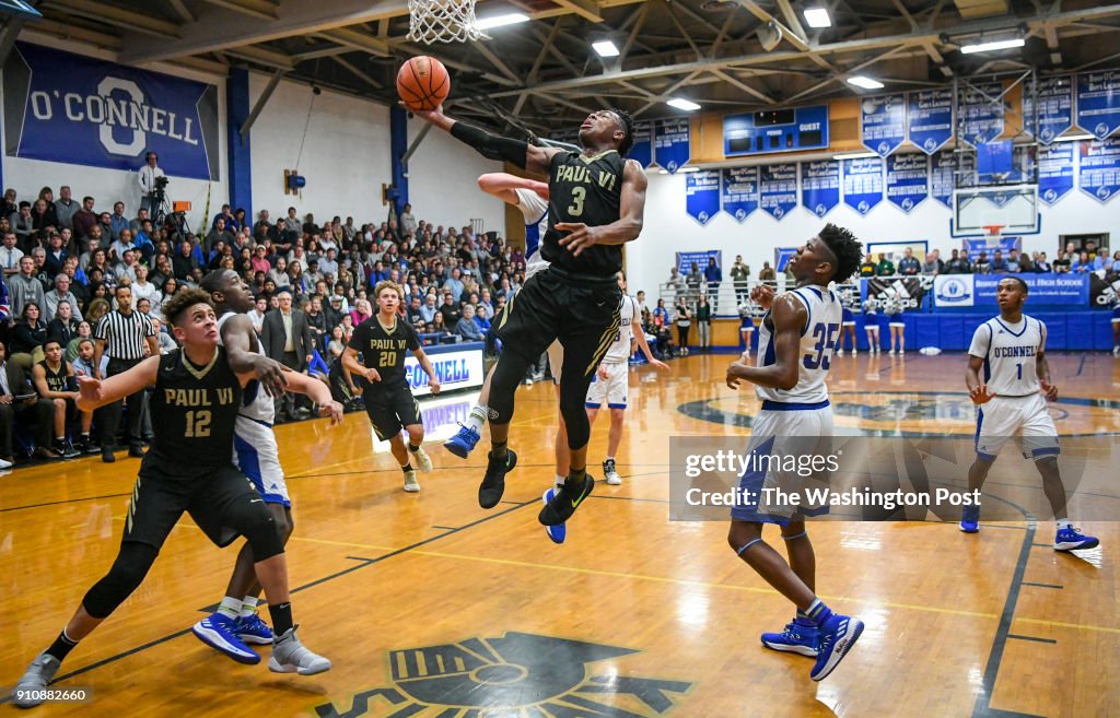 High School Basketball-WCAC rivals: Paul VI at Bishop O'Connell