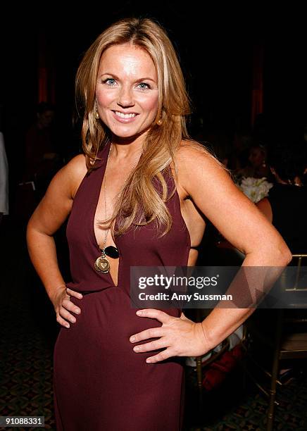 Singer Geri Halliwell attends the 4th Important Dinner for Women hosted by HM Queen Rania Al Abdullah, Wendi Murdoch and Indra Nooyi at Cipriani 42nd...