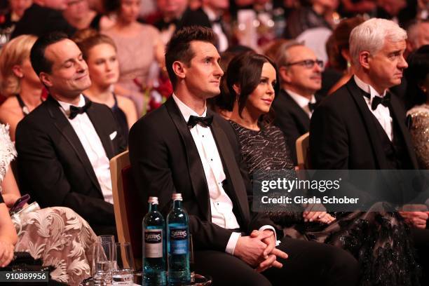 Miroslav Klose and his wife Sylwia Klose during the Semper Opera Ball 2018 at Semperoper on January 26, 2018 in Dresden, Germany.